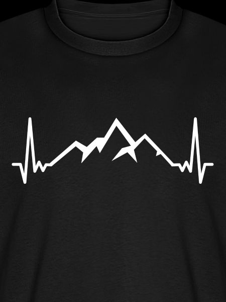 Heart Beat Mountain Mountains Nature cadeau-idee
