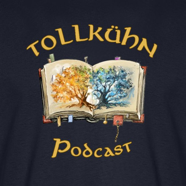 Tollkühnes Buch mit zwei Bäumen