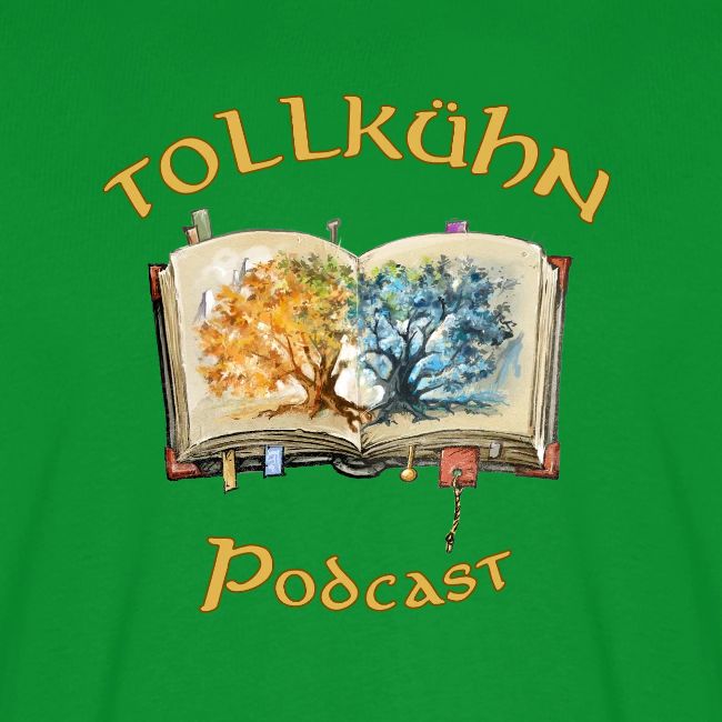 Tollkühnes Buch mit zwei Bäumen
