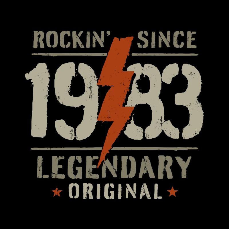 41. Geburtstag Geschenk Rocking seit 1983