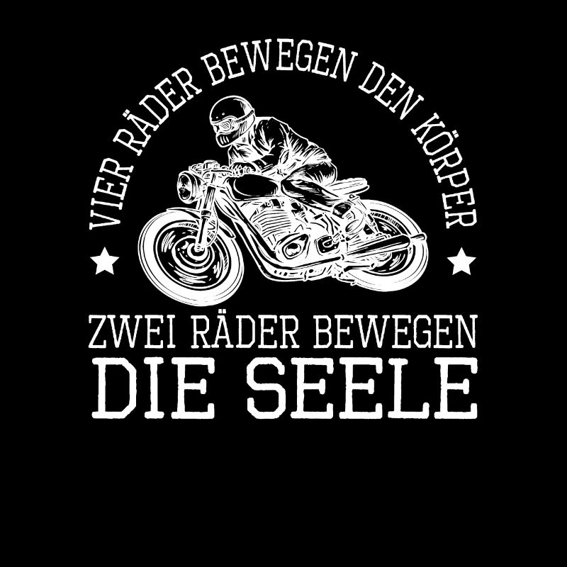 Vier Räder Zwei Räder Seele | Motorradfahren Biker