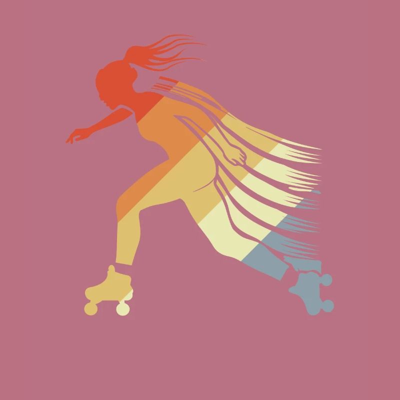 Roller Skating Mädchen