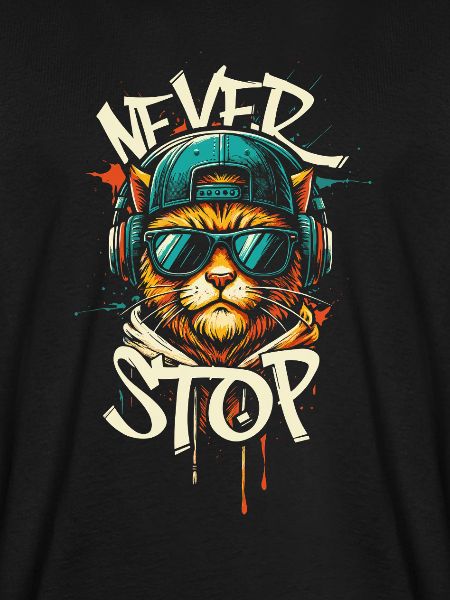 Katzenkopf Graffiti Hip-Hop