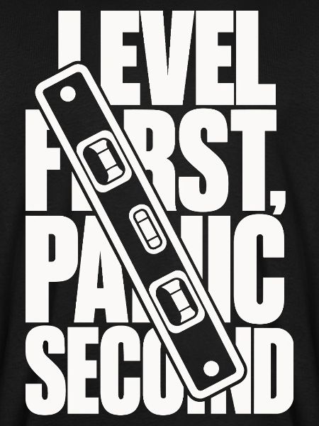 Wasserwaage – Level First, Panic Second