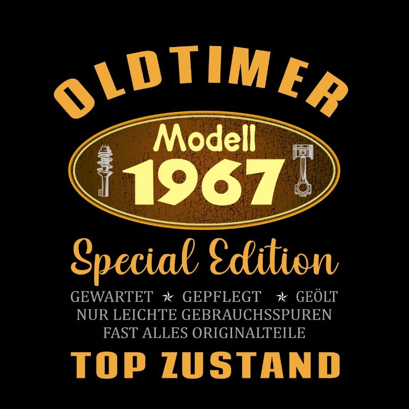 Oldtimer Modell 1967 Auto 55. Geburtstag Geschenk