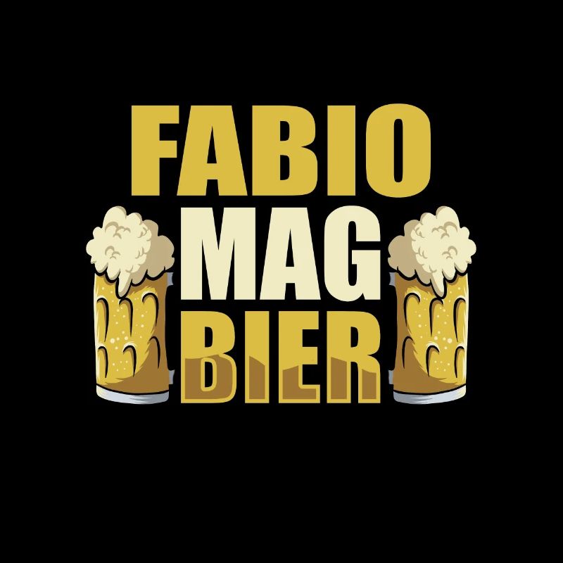 Fabio mag Bier Name Geburtstag