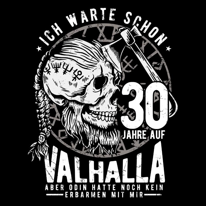 30. Geburtstag Mann Wikinger Valhalla 30 Jahre