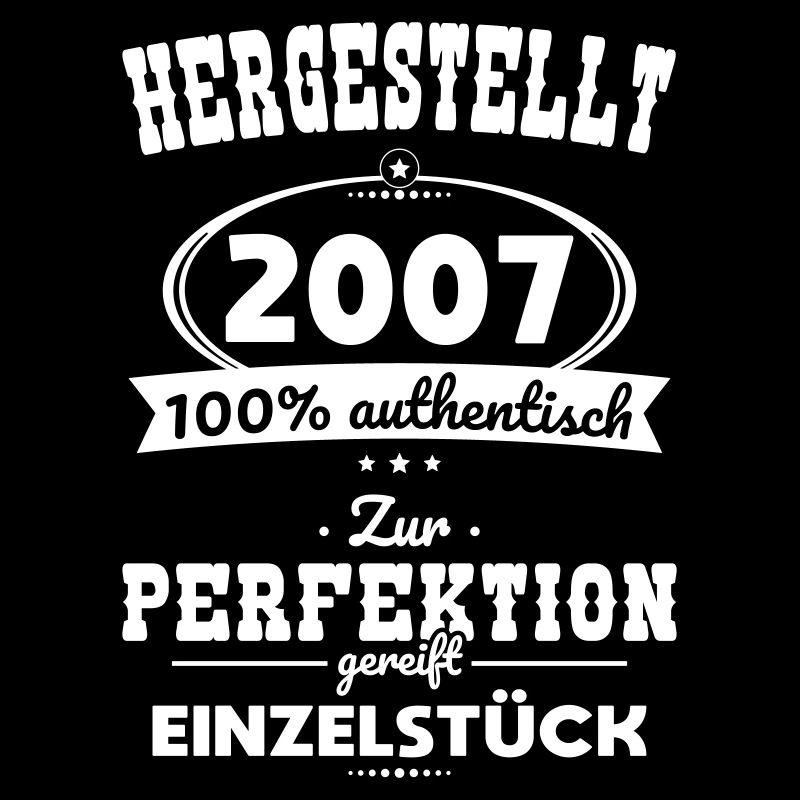 18. Geburtstag - Hergestellt 2007 - Einzelstück