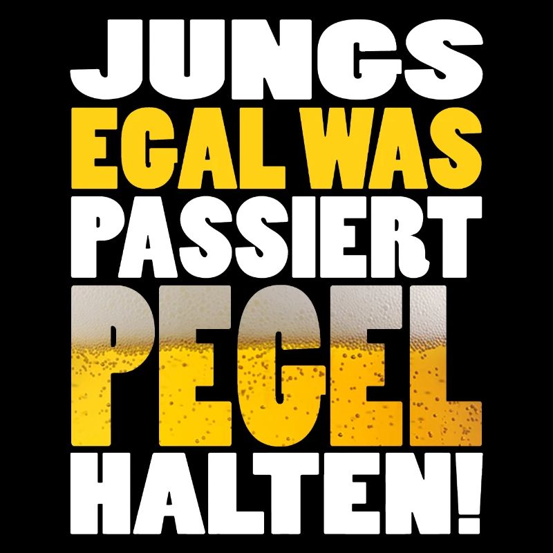 Bier Pegel JGA Junggesellenabschied Lustig Spruch