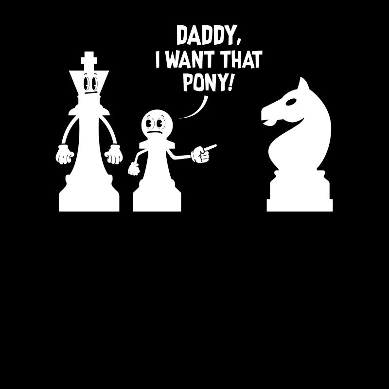 Chess Meme Papa, je veux ce poney