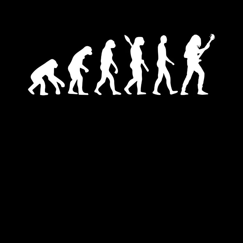 Guitare basse - Évolution de l’homme, Darwin