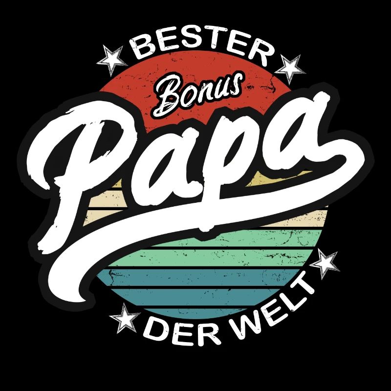 Bester Bonus Papa der Welt - Retro