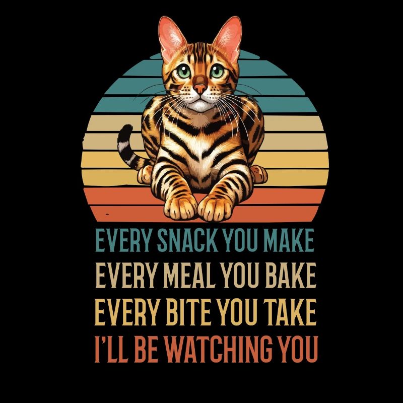 Every snack you make Bengal Cat Cat Kitten