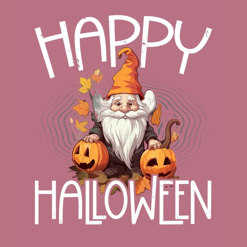 Gartenzwerg Halloween Süßes oder Saures Gärtner