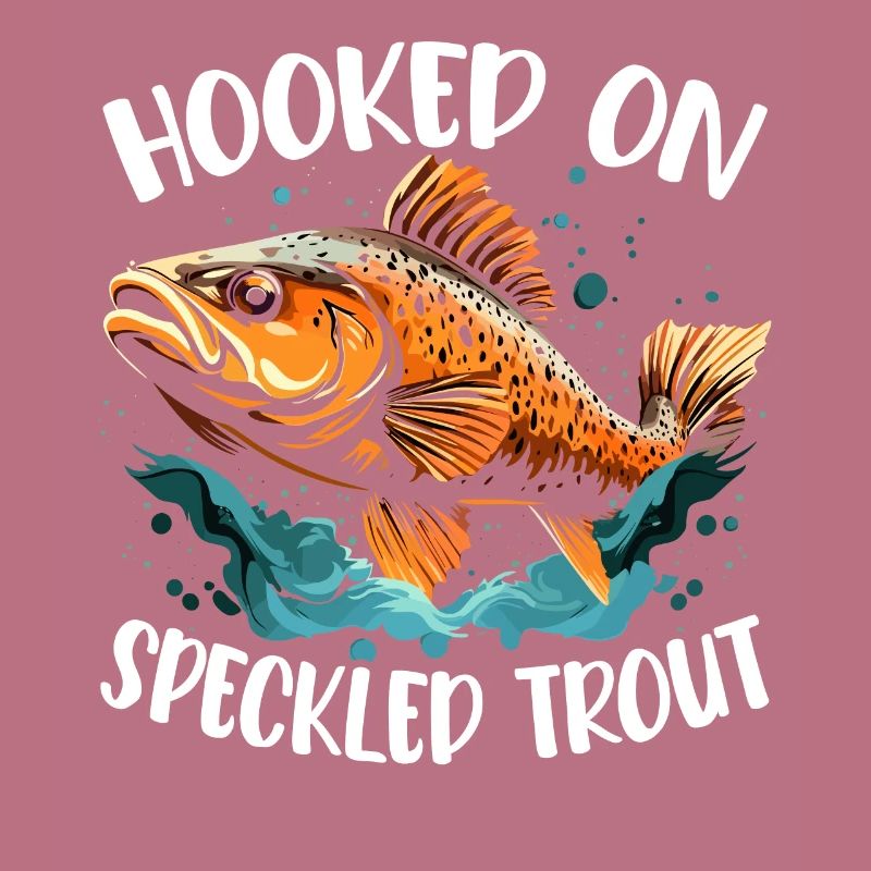 Truite mouchetée Poisson Pêcheur Pêcheur Pêcheur