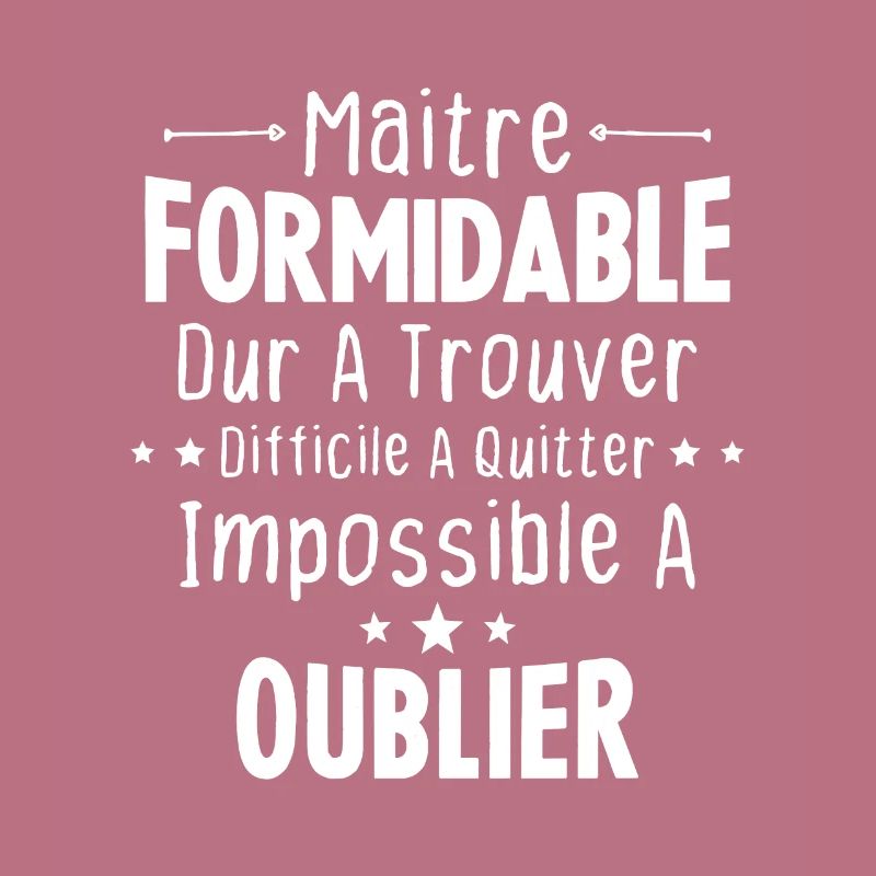 Maître Formidable Idée Cadeau Maître D'école
