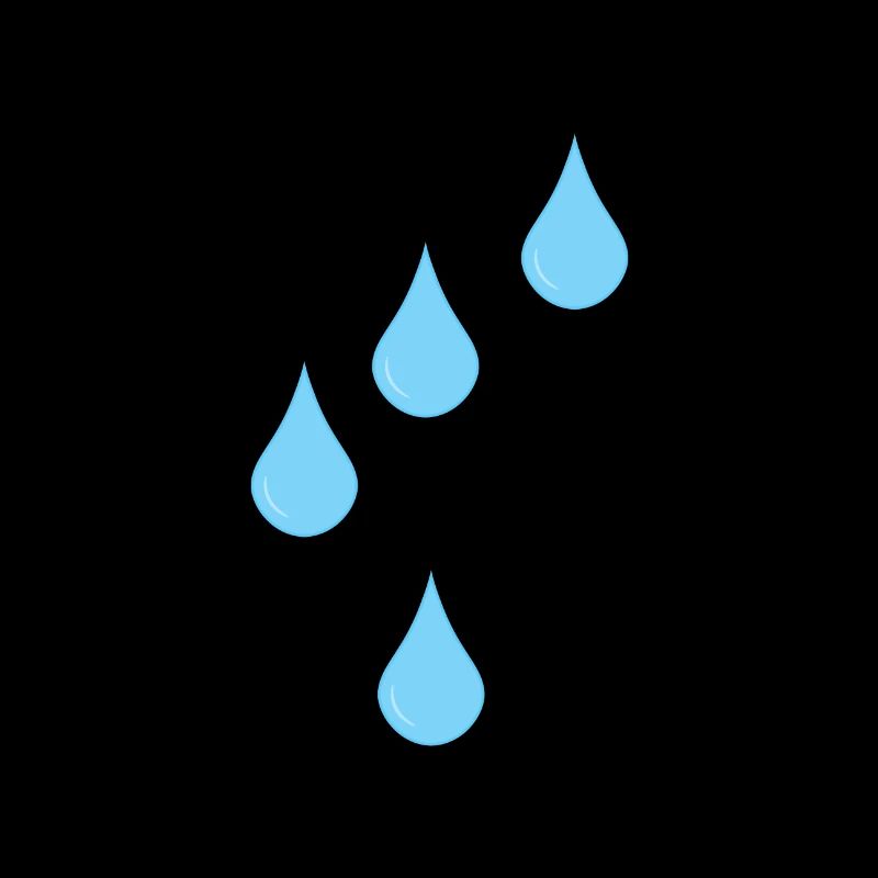 Raindrops icon rain drops