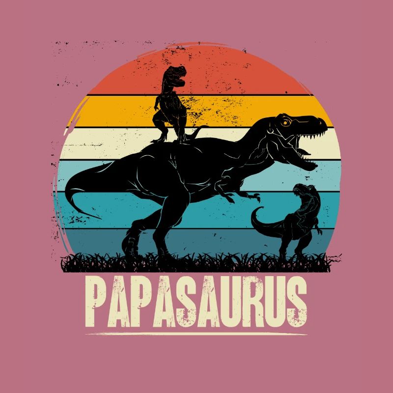 papasaurus t-rex geschenk papa vater dinosaurier