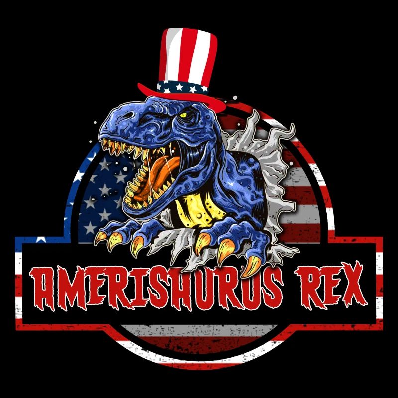 4. Juli Amerisaurus Rex