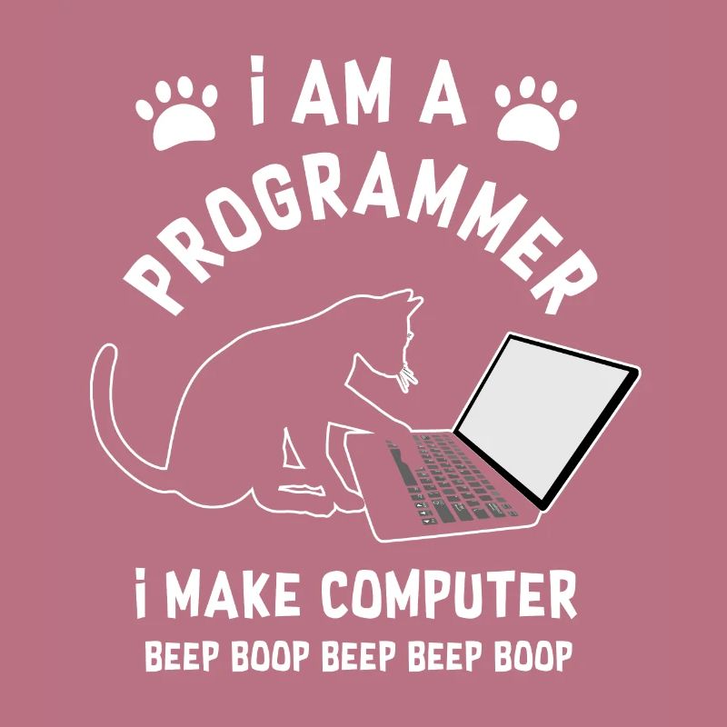 Programmer Cat Programmierer Computer Katze