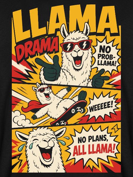 Llama Drama – No Prob-Llama Comic