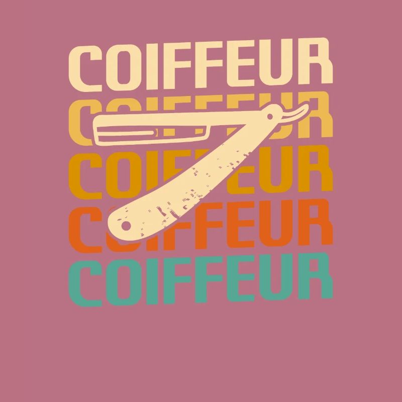 Retro Coiffure Barbier Coiffeuse