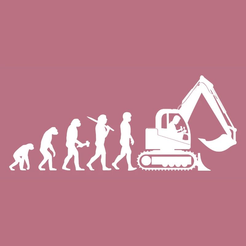 Baggerfahrer Baggerführer Evolution Geschenk