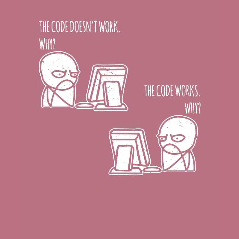 the code works why Programmer Computer Nerd