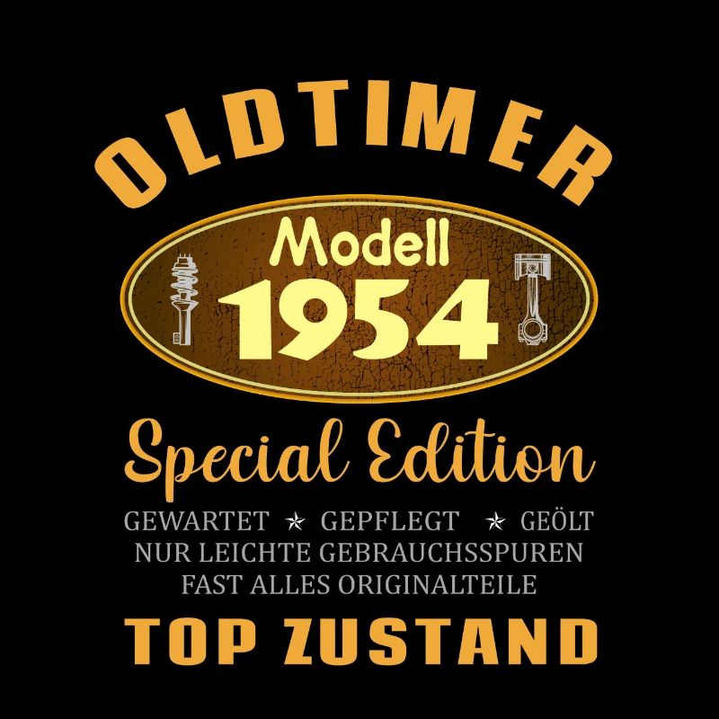 Oldtimer Modell 1954 Auto 67. Geburtstag Geschenk