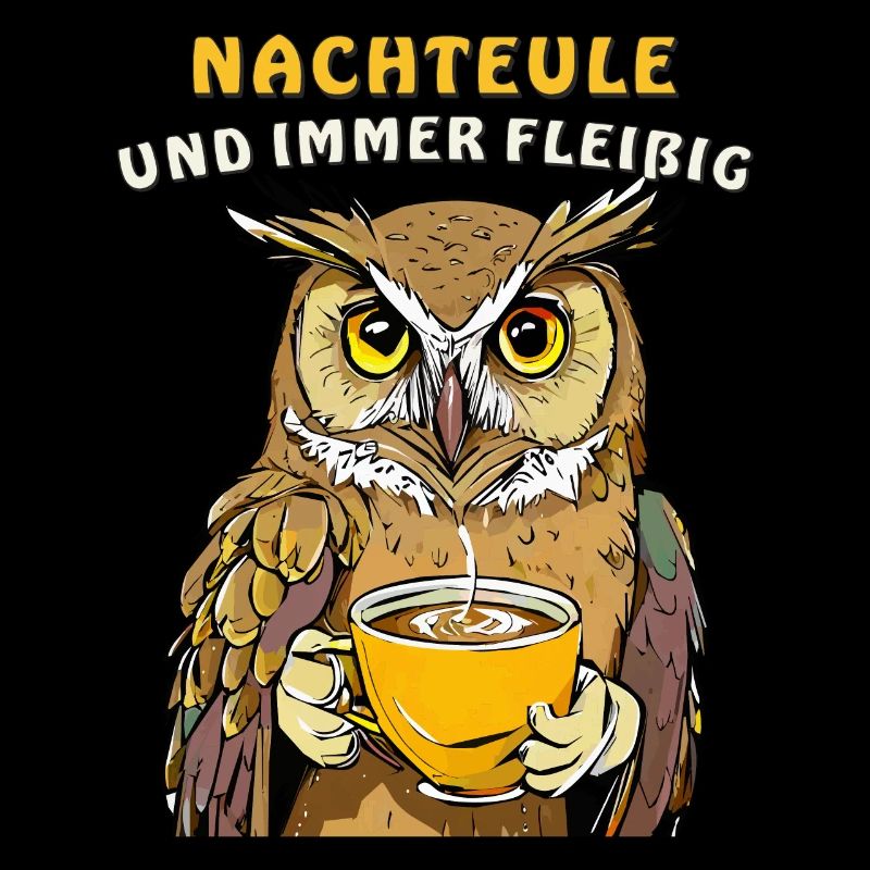 NACHTEULE UND IMMER FLEIßIG