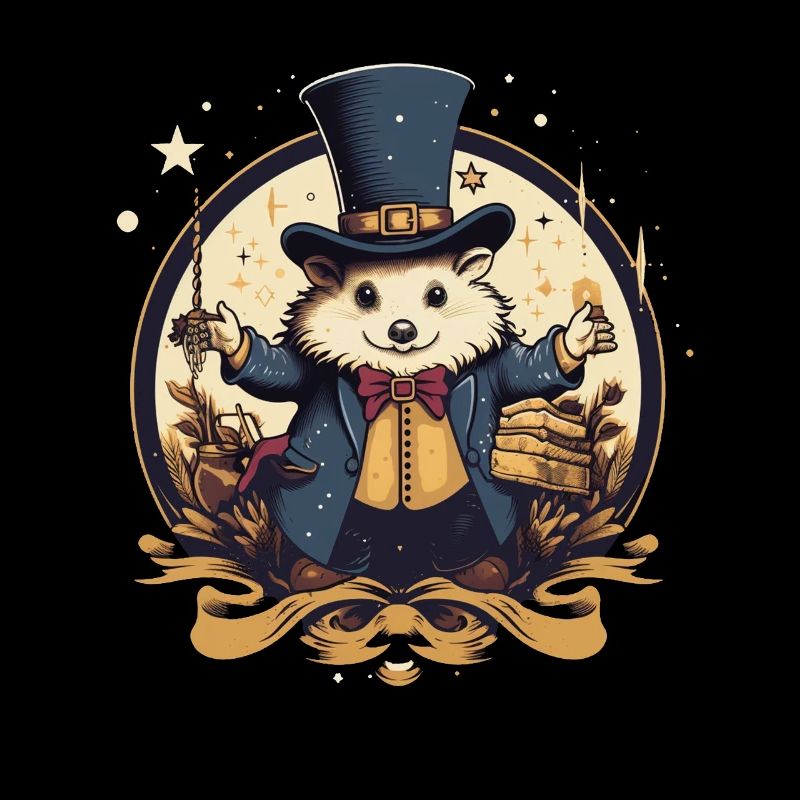 Hamster as Magician Circus Magic