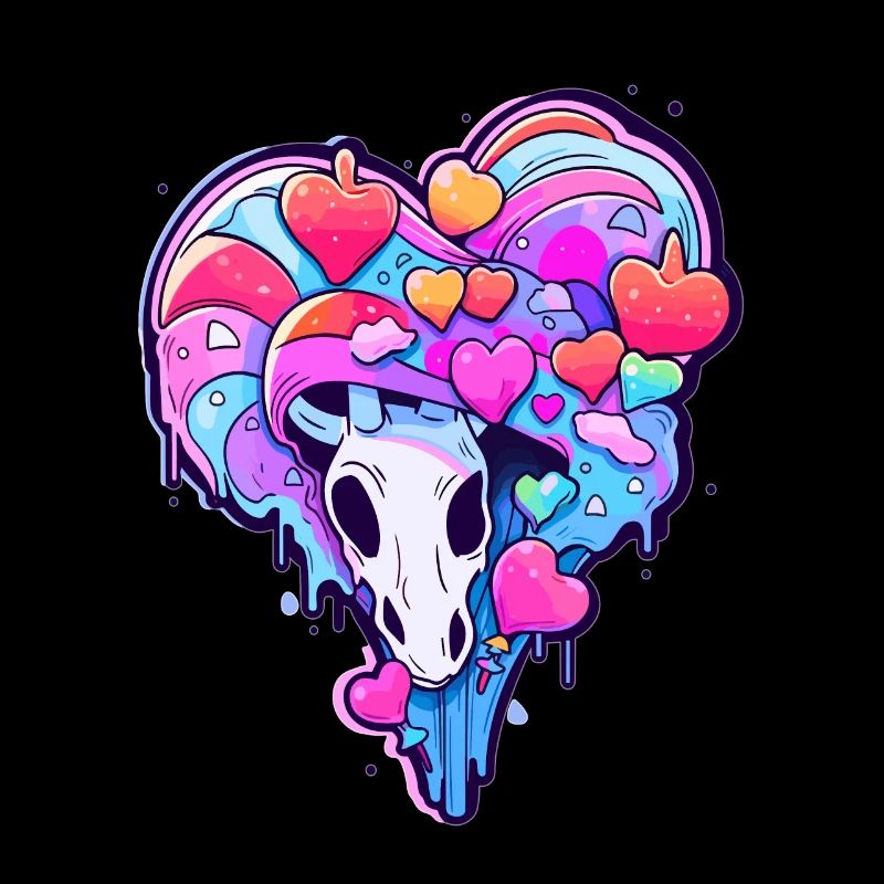 Mignon EDM Licorne Trippy Psychédélique