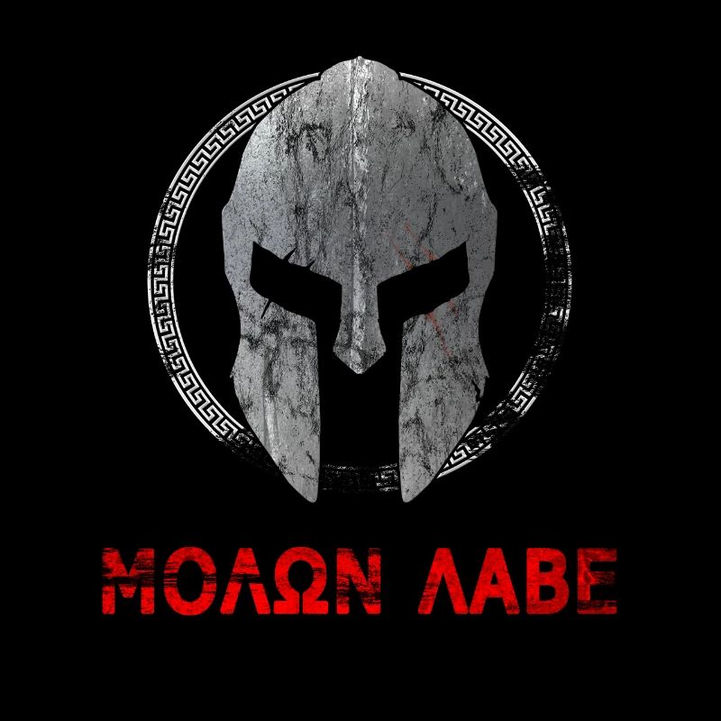 Sparta Krieger Helm Molon Labe
