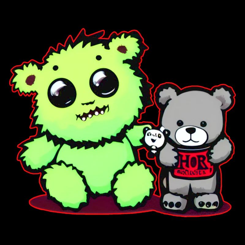 Mignon mignon petit monstre Teddy Bear Zombies
