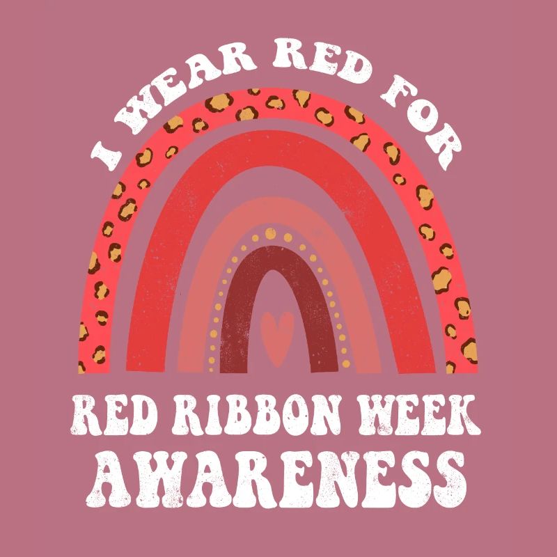 Semaine du ruban arc-en-ciel Octobre Je porte une conscience rouge