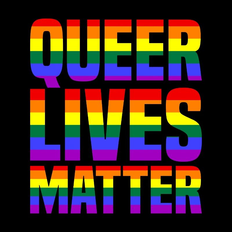 Queer Lives Matter Rainbow