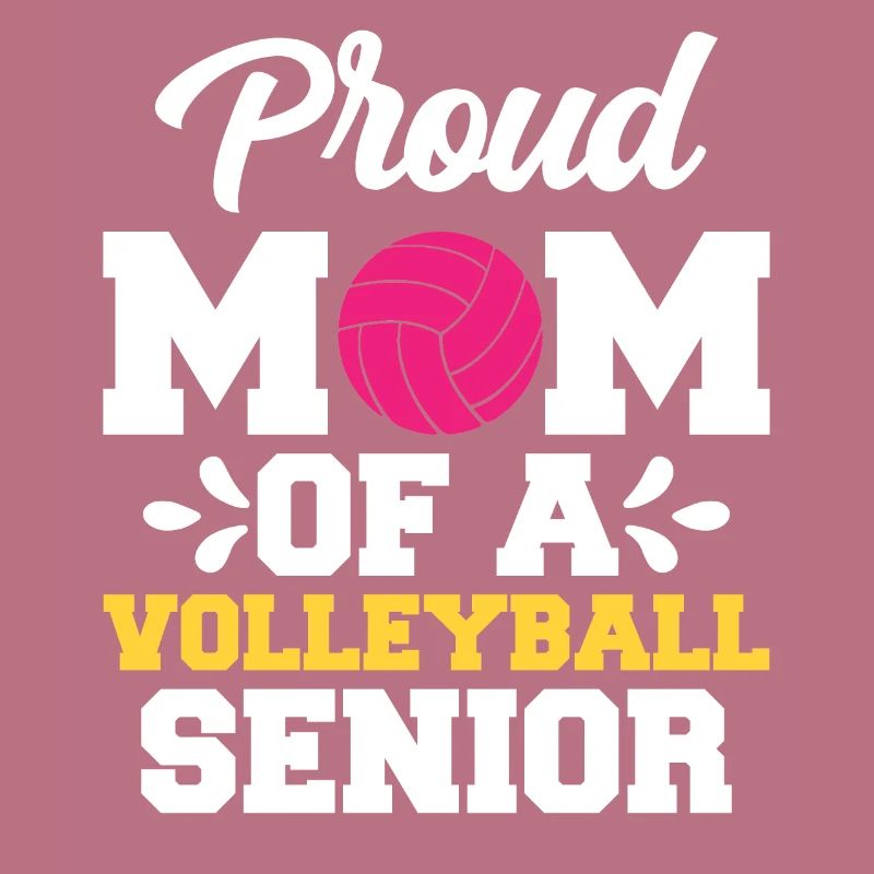 Stolze Mutter Einer Volleyball-Seniorin