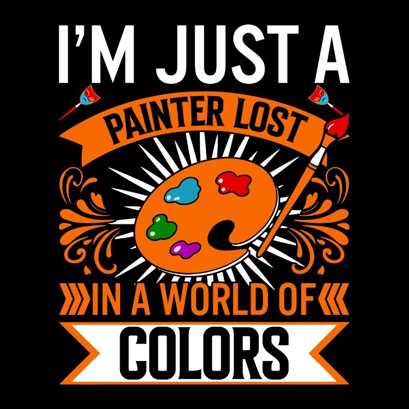 Ich bin nur ein Maler, der sich in einer Welt der Farben verliert.