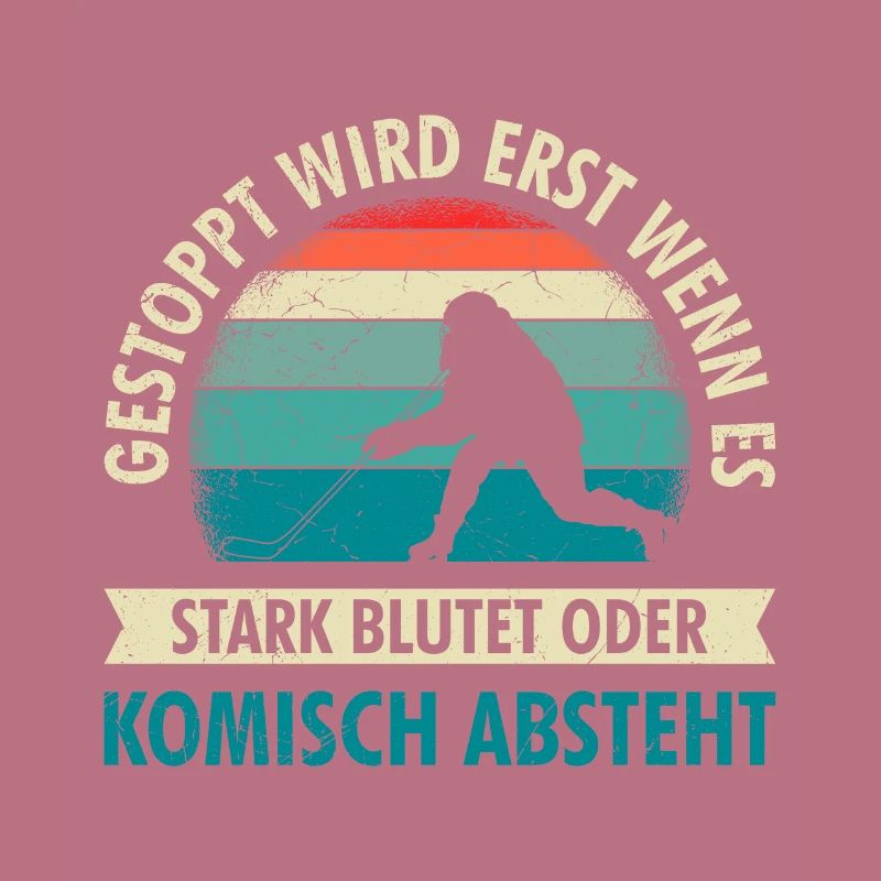 Eishockey gestoppt wird erst wenn es blutet