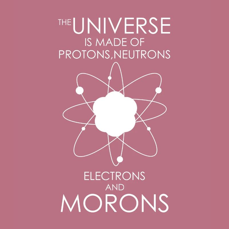 Protons neutrons idiots d'électrons