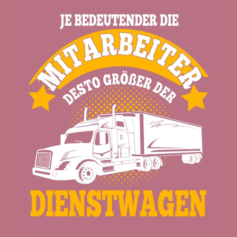 Bedeutende Mitarbeiter Größe Dienstwagen Trucker