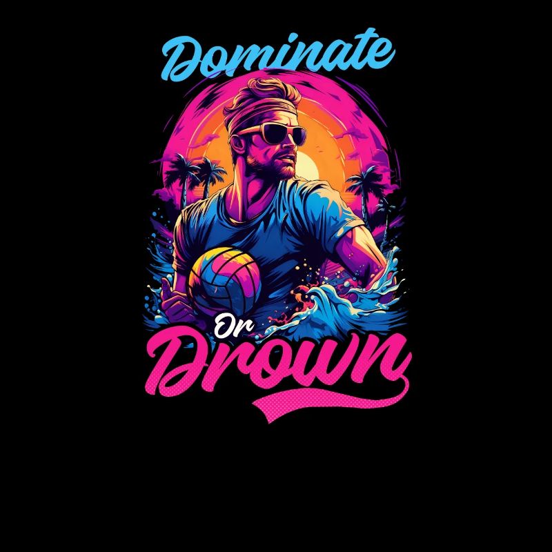 Wasserball dominieren oder ertrinken