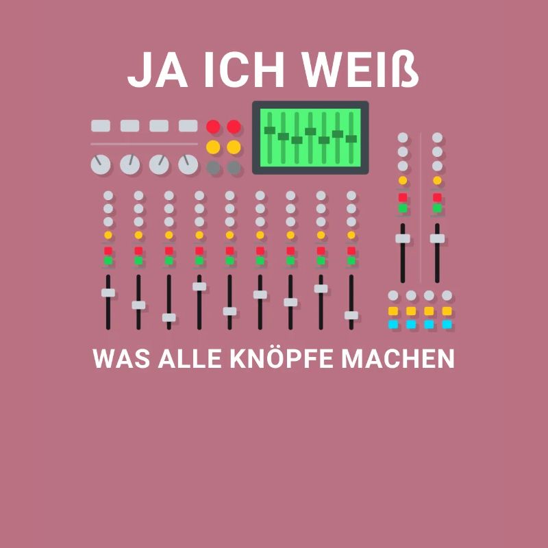 Tontechniker Engineer Mischpult Tontechnik