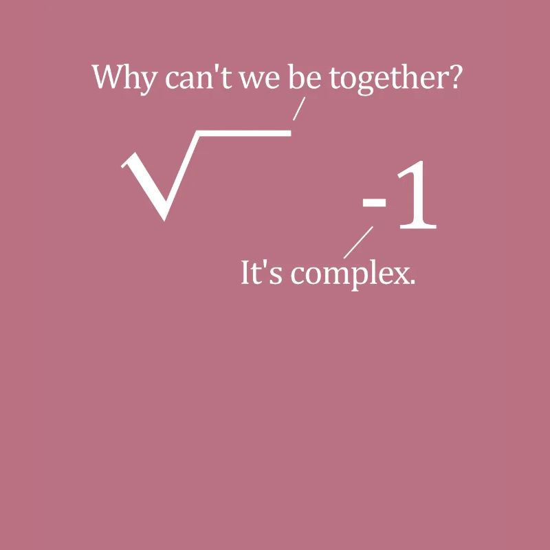 Why Cant Be Together Complex mathematician student