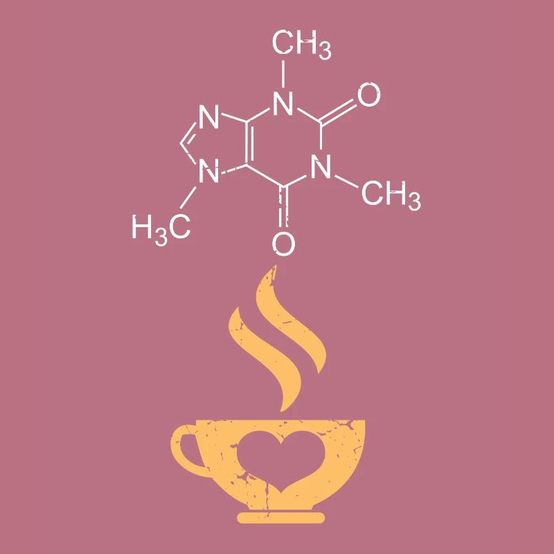 Caféine molécule café science nerd