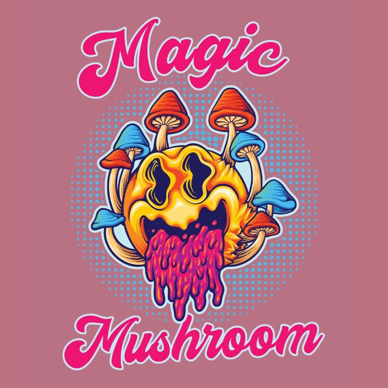Magic Mushroom Psychedelic Art