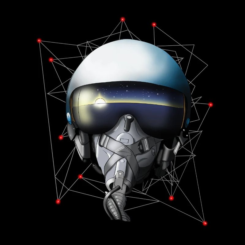 Pilot Helmet Fighter Jet Pilot Helmet
