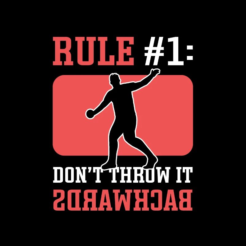 Rule 1: Do not throw backwards. Discus throwing