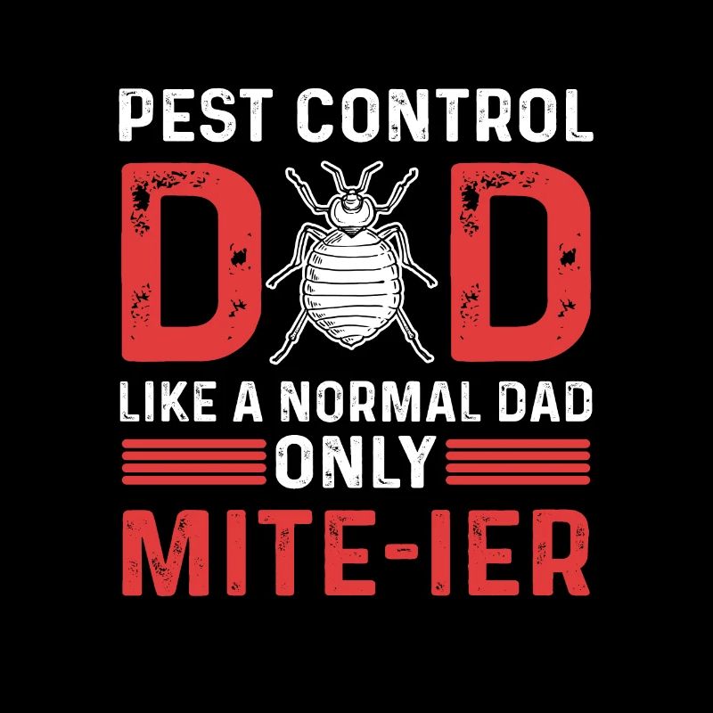 Schädlingsbekämpfung Papa. Exterminator Dad.