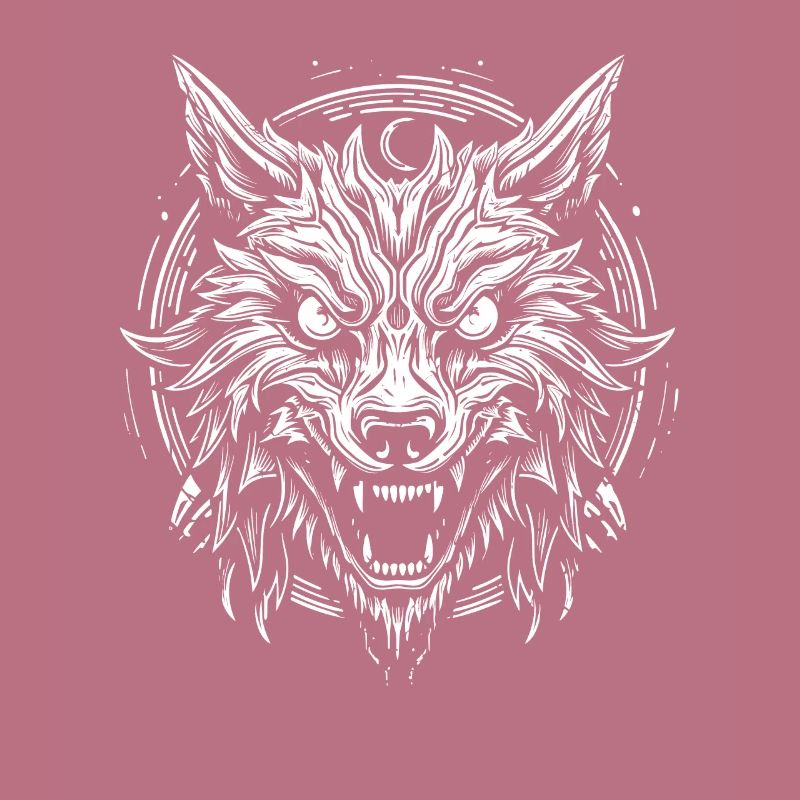 Wolf Moon Phase Lunar Wolf